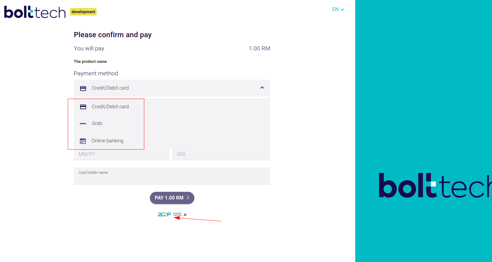 Checkout Page