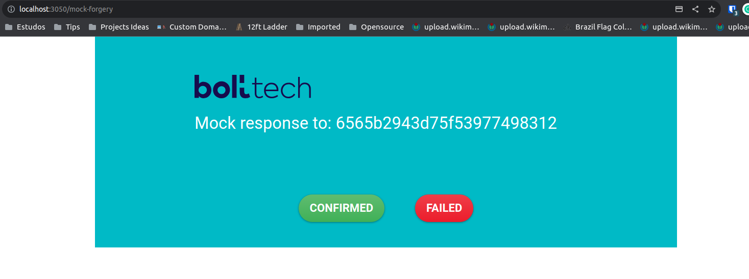 Mock Select Status Page